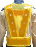 安全用品販売ピカポリス 超高輝度黄色LEDベスト 激安価格2650円