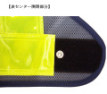 安全用品販売ピカポリス 【社名入り】超高輝度白LEDベスト（列車見張り応） 激安価格2700円